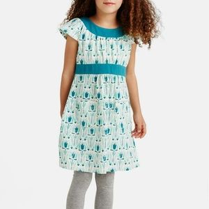 Tea Collection Teal 'Mod Tulip' Dress size 4